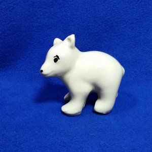 Vintage Shawnee Pottery Miniature Bear Figurine For indoor Planter Decoration